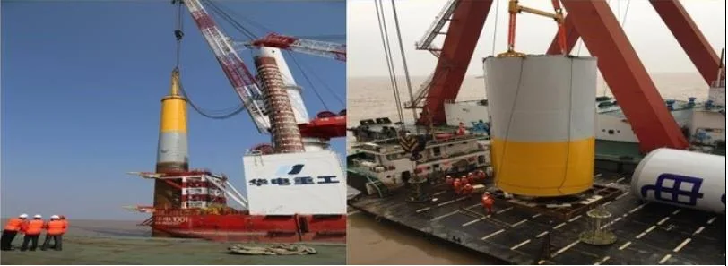 Pile Foundation and Transition Piece for Offshore Wind Turbine