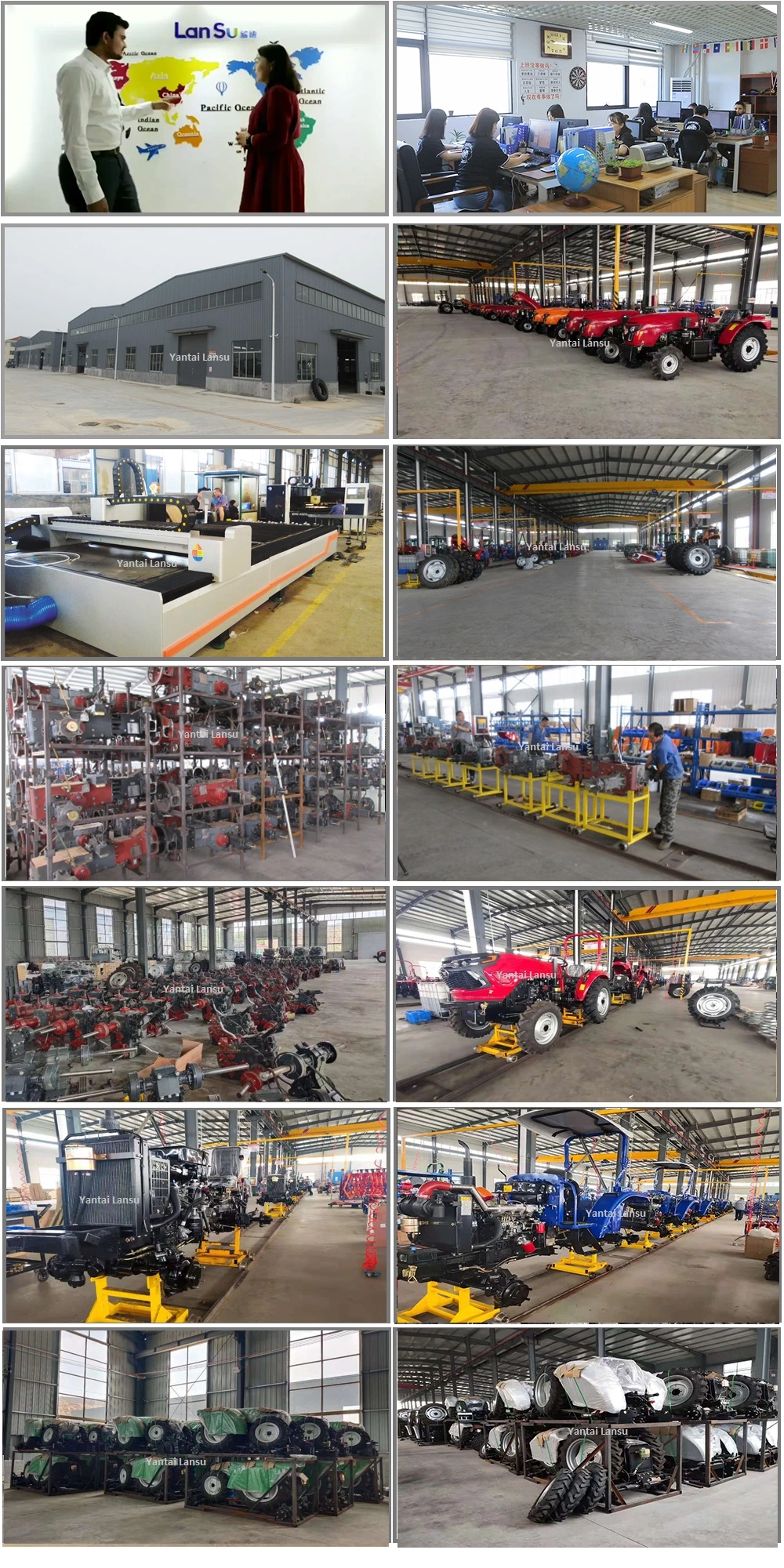 CE China Factory Mini Motocultor Diesel Prices Power Weeder Tiller Cultivator Tractor Rotary Dicher Parts