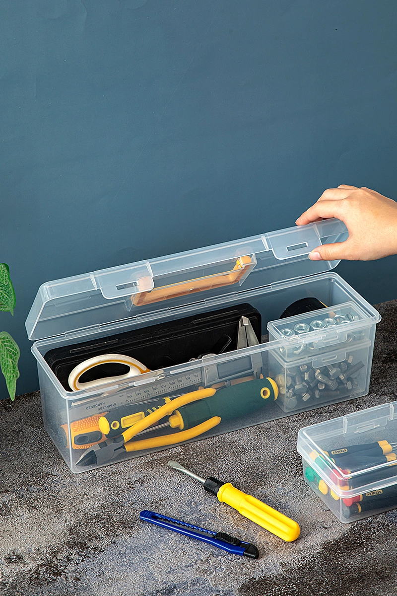 Storage Box Plastic Box Tool Storage Container Plastic Box with Handle