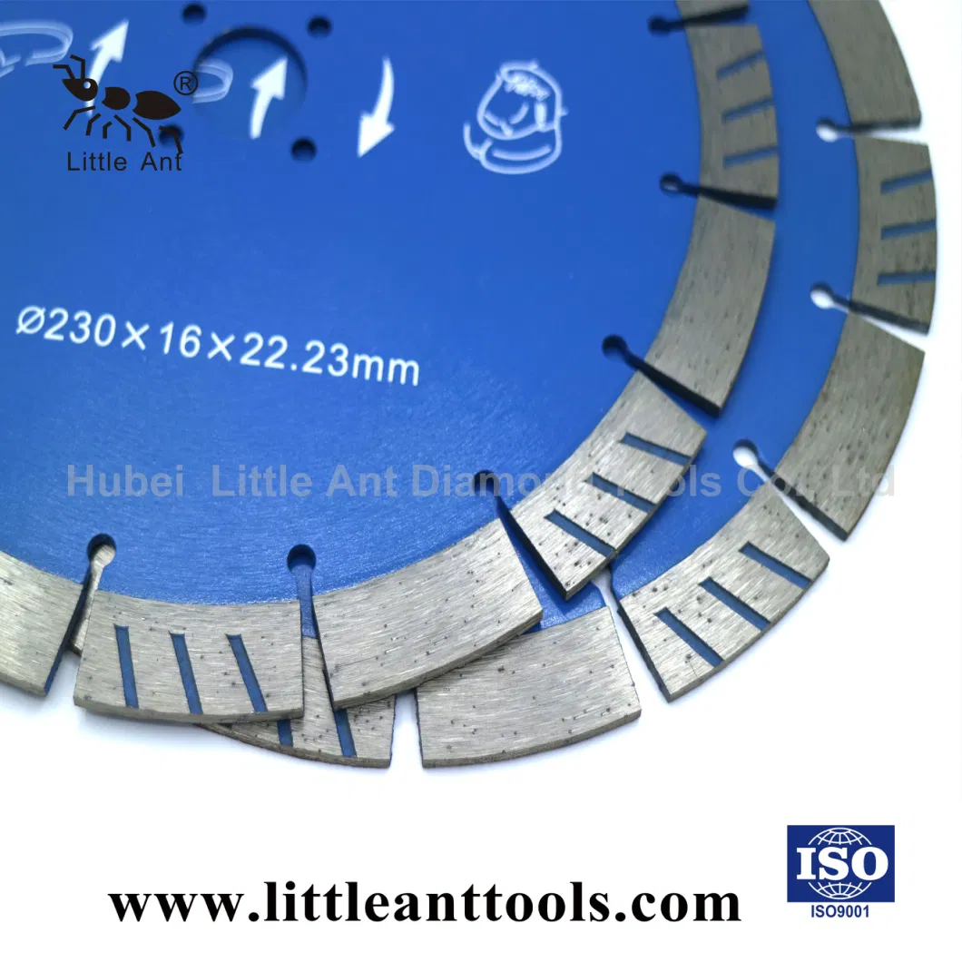 Little Ant Hot Sale 230 mm Hard Stone Cutting Saw Blade