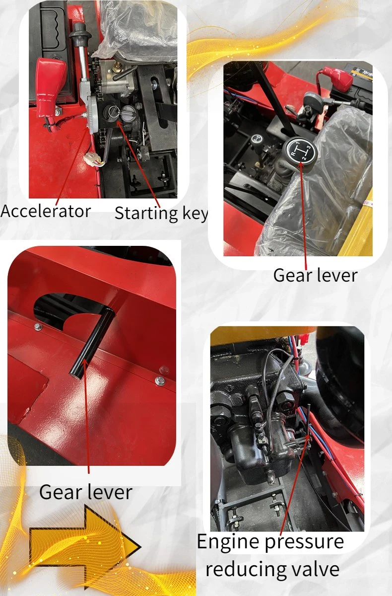 Rear Tine Rototiller Working Width 100cm Pto Tiller for Farm