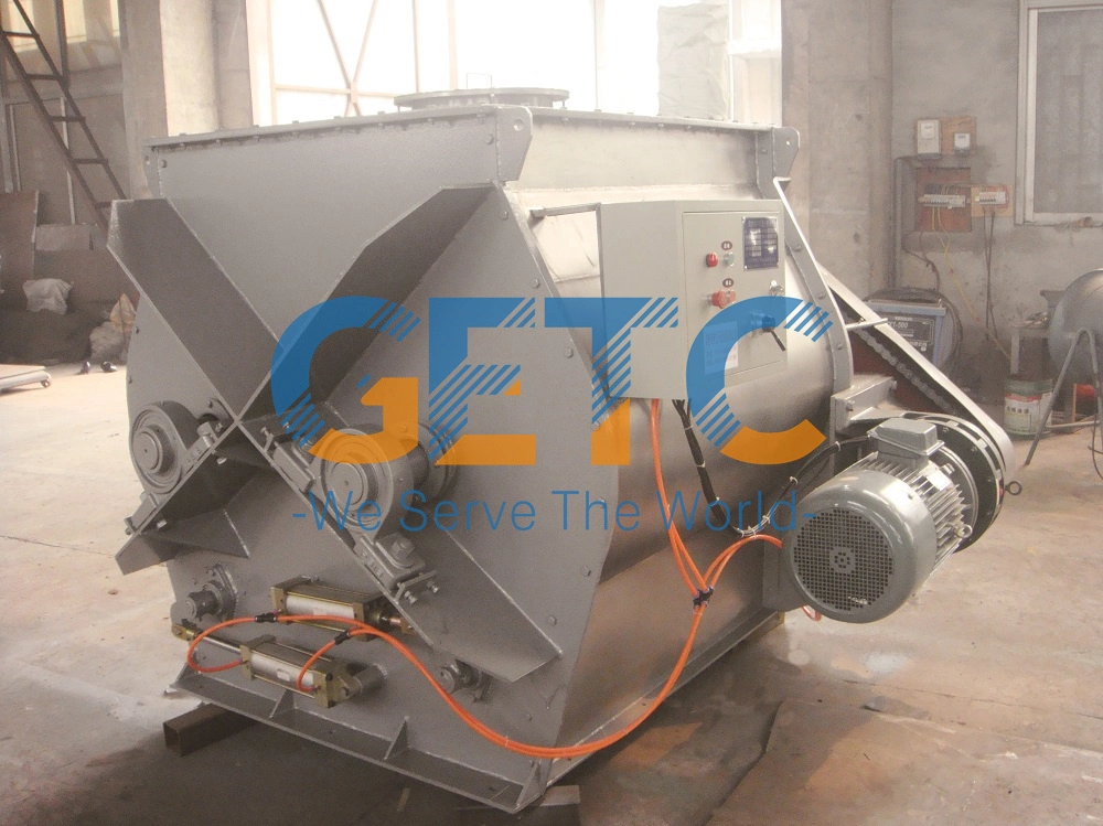 Horizontal Ploughshare Feed Granuals Screw Belt Mix Machine Ribbon Blender Powder Mixer