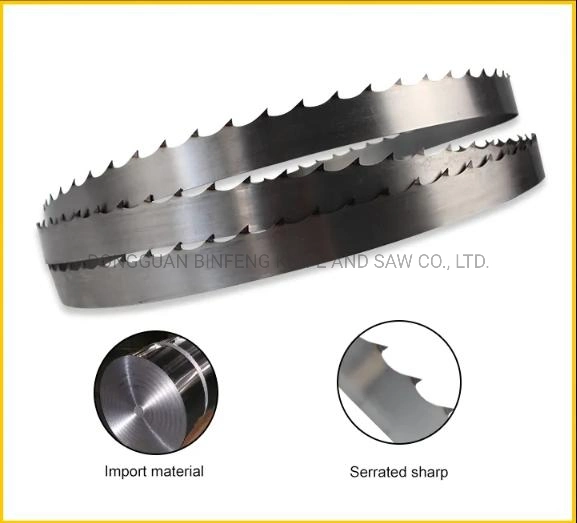 124 C75s Quenching Hardened Teeth Band Saw Blade for Hard Wood Cutting