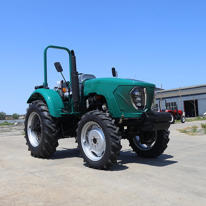 Agricultural Mini Farm Tractors with Front End Loader Machine Walk-Behind Tractor with Disc Plow 4X4 Tractor