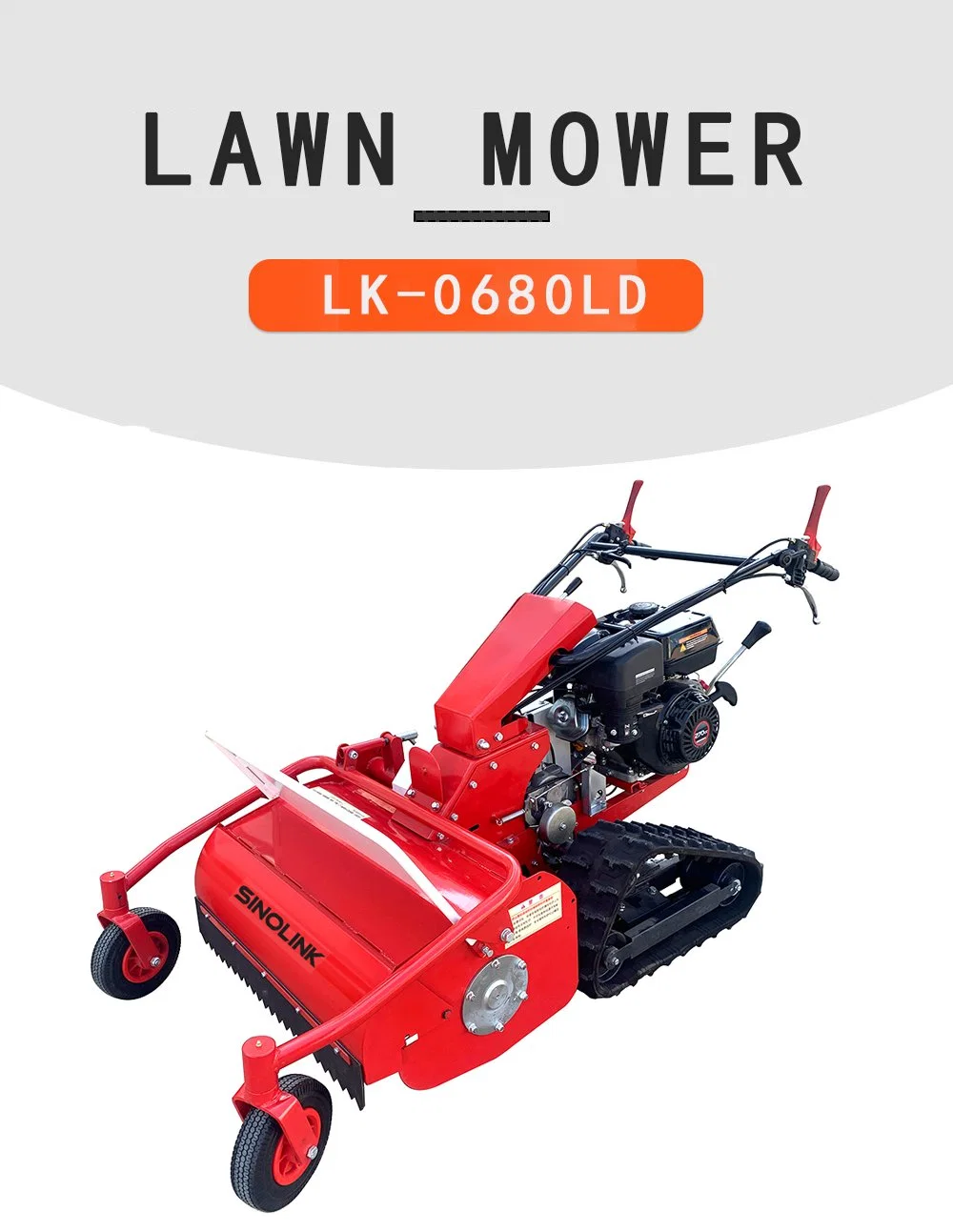 Lk0680ld Walking Behind Lawn Mower Gasoline Engine Machine Home Use for Garden and Farm Power Hand Tools