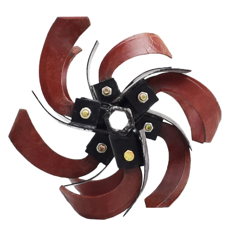 Agricultural Machinery Rotary Tiller Parts Rotavator Blade (2+1) Groups+4PCS Dryland Blades