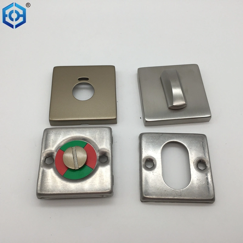 Square Stainless Steel Thumb Turn and Release with Indicator