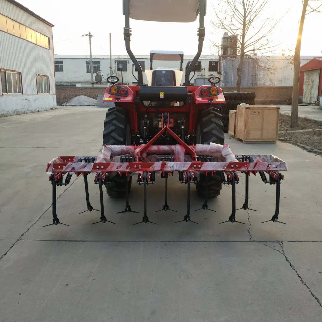 Agricultural Kubota Tractor Cultivator Farm Implement 3-Point Mounted Cultivator Tiller Spring Cultivator