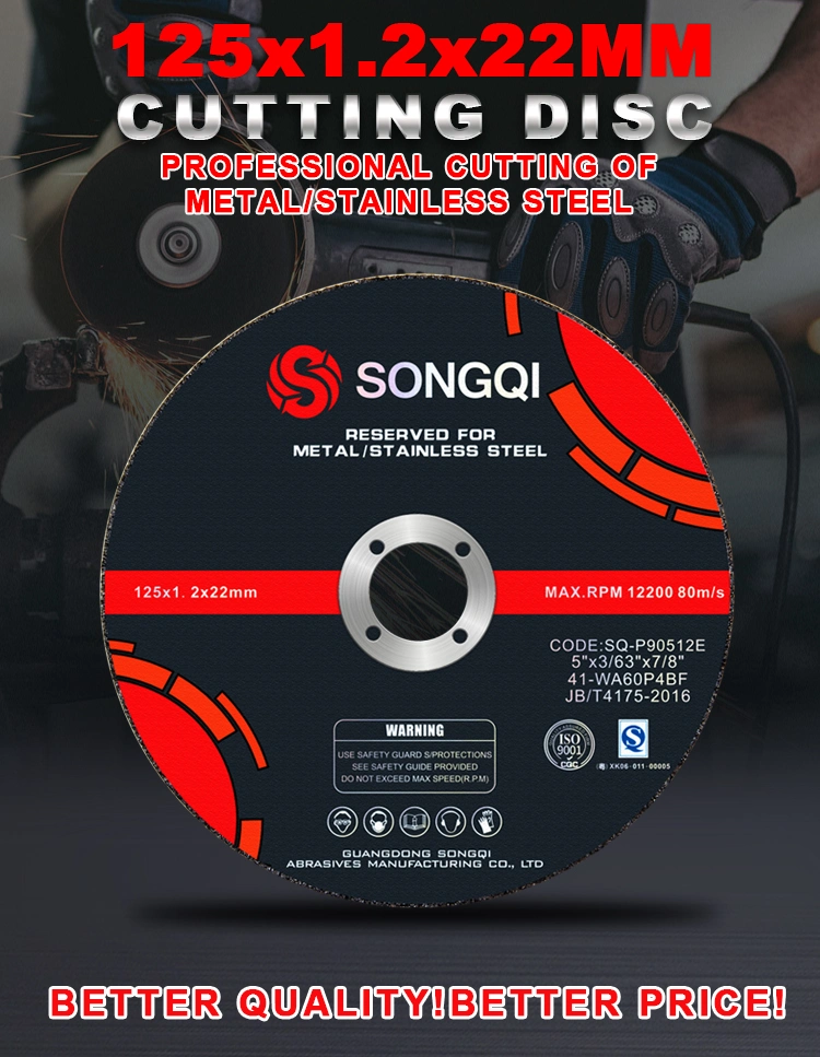 Songqi 125*1.2*22.23mm Cutting Wheel&gt;Songqi Cutting Disc