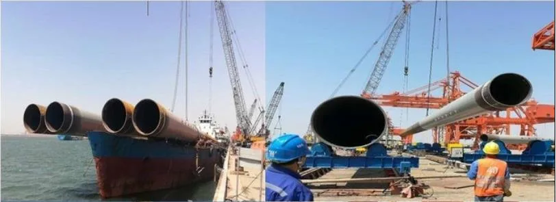 Pile Foundation and Transition Piece for Offshore Wind Turbine