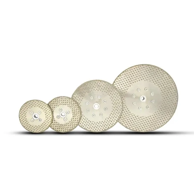 4.5&quot; 5&quot; Single Side Star Electroplated Diamond Stone Grinding Wheel 5/8-11 M14 Diamond Coated Cutting Disc Blade for Granite Marble