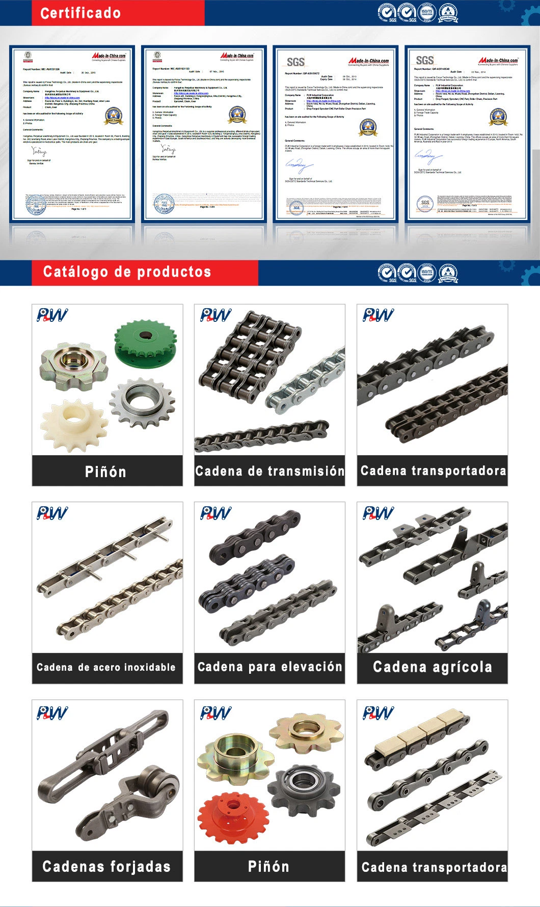 Alloy/Carbon Steel Sprocket Roller Chain S55K1, S62A2K1, S77K1