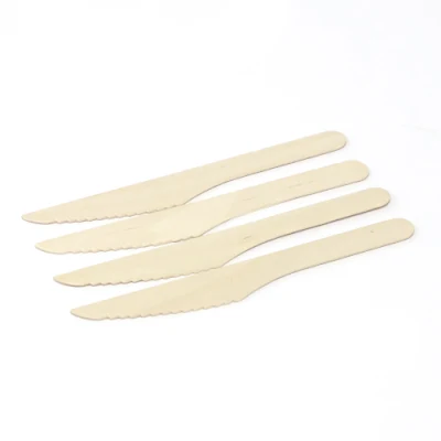 Eco-friendly Factory Price bulk Birch legno cucchiaio Forks coltello monouso Stoviglie in legno