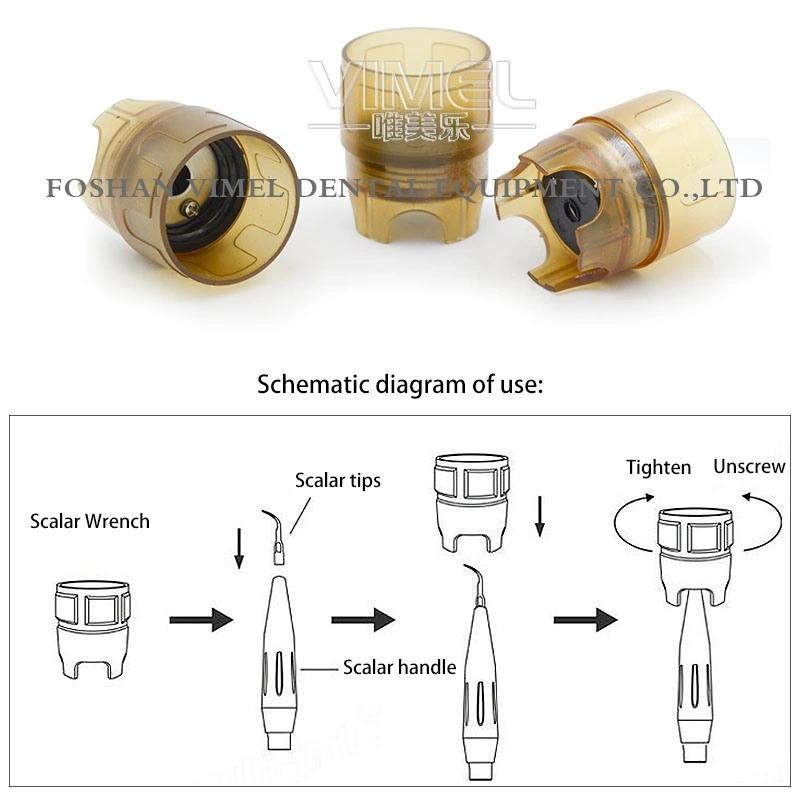 Dental Ultrasonic Scaler Piezo Tips Torque Wrench Compatible EMS