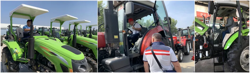 4WD/2WD 60HP Farm Wheel Tractor with Front Loader for Sell