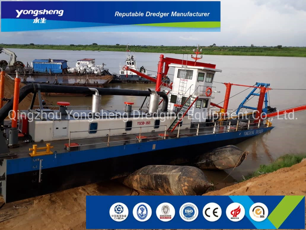 Cutter Suction Dredger Powered by Compressed Natural Gas (CNG) in Tube Skid