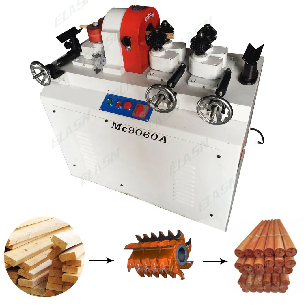 Wood Mop Round Rod Bar Making Machine Wooden Broom Stick