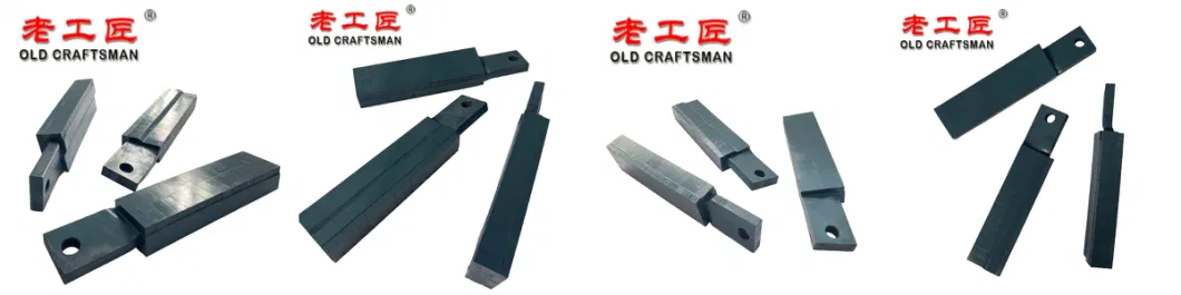 Zhuzhuou Old Craftsman Supplies Tungsten Carbide Mixer Blades for Fire Brick Production