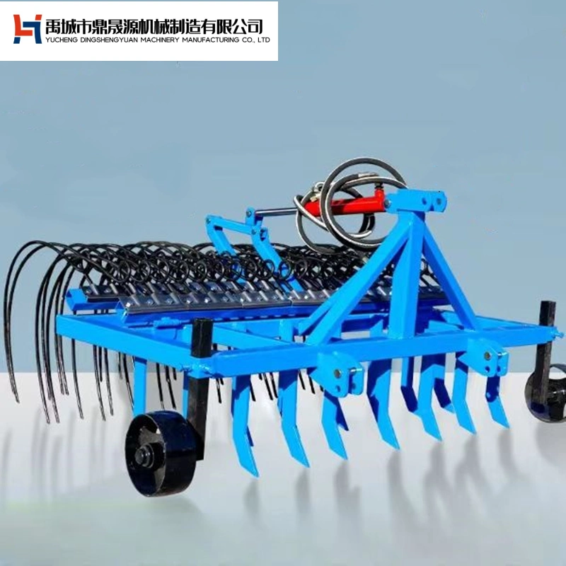 Mulch Collection Machine Spring Rake Tooth Type Floor Mulching Machine