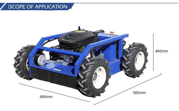 Rasenmaher Roboter Tondeuse a Gazon RC Flail Ride on Tractor Reel Lawn Mower for Grass Cutting