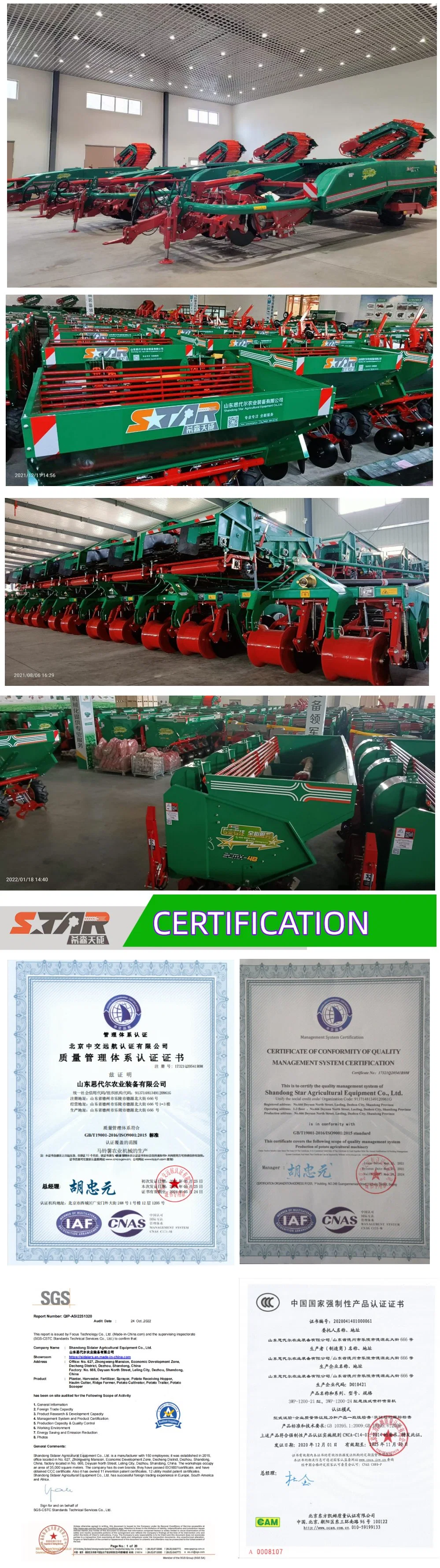 Wholesale 3 Points Customizable Power Tractor Mounted Corn/Bean/Potato Ridge Former Potato Cultivator