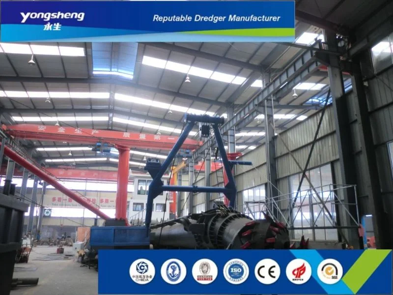 Yongsheng Manufacturer Gas Engine Cutter Suction Dredger Powered by Natural Gas/Clean Energy