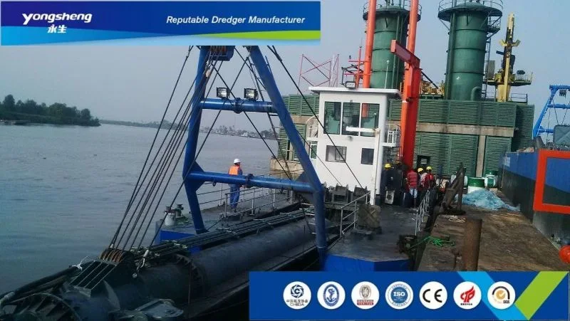 Yongsheng Manufacturer Gas Engine Cutter Suction Dredger Powered by Natural Gas/Clean Energy