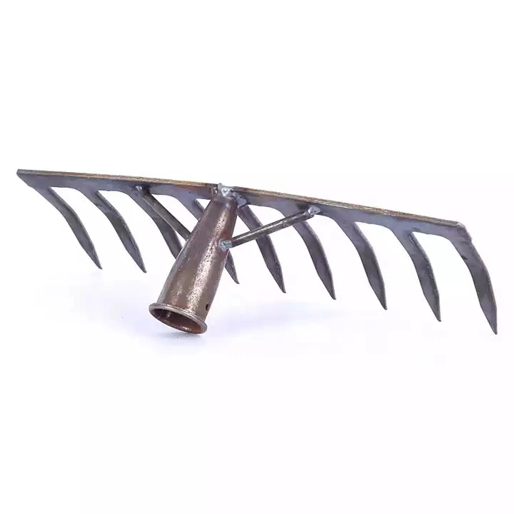 High Quality Hardware Hand Garden Tool Carbon Steel 18 Teeth Rake Garden Rake