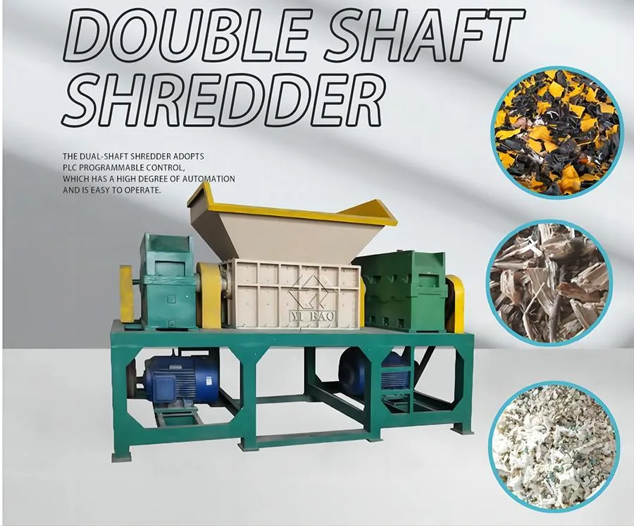 Double Shaft Scrap Metal Crusher Machine Knife Blade Tire Shredder Blades for Sale