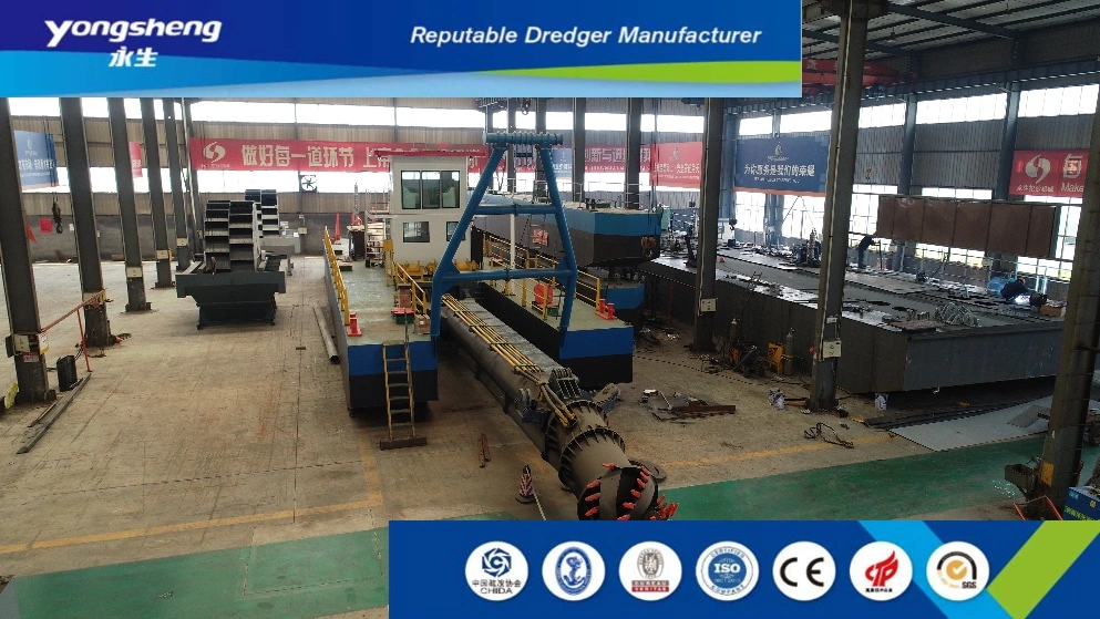 Yongsheng Manufacturer Gas Engine Cutter Suction Dredger Powered by Compressed Natural Gas (