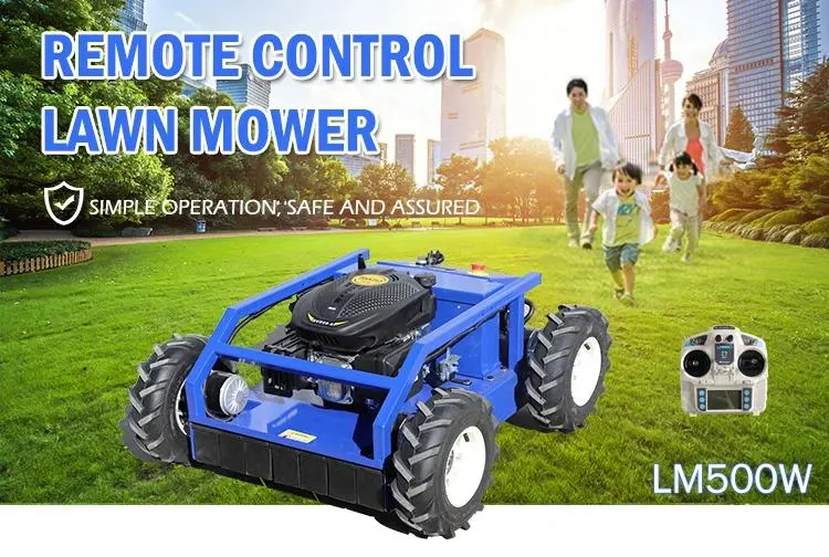 High Speed Diesel Engine 360 Degree Rotary Flail Lawn Mower for Garden Use