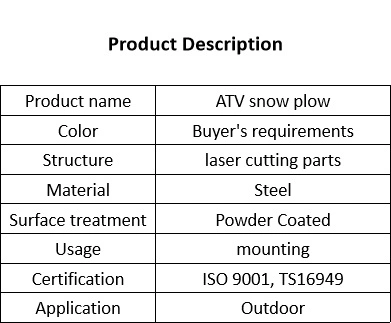 2020 Strong ATV Snow Bucket, ATV Snow Plow, ATV Snow Blade