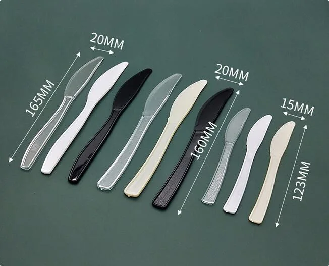 BPA Free PS Plastic Disposable Dessert Cake Knife