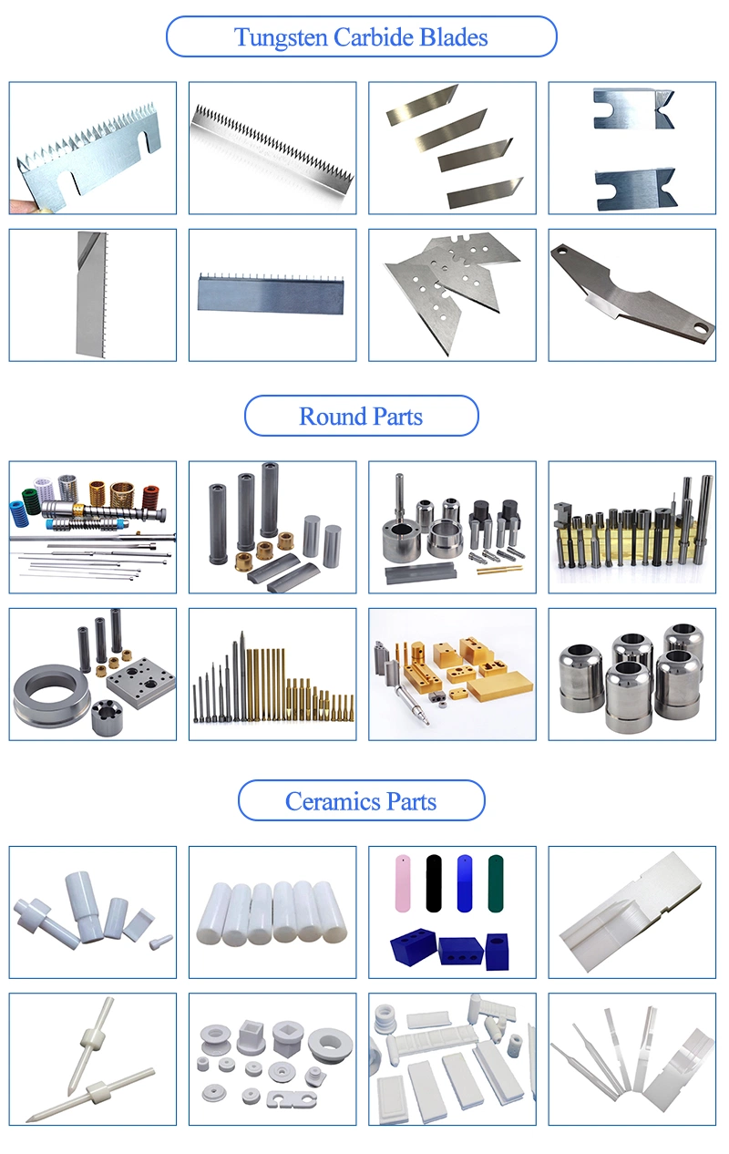 Customized High-Precision Tungsten Carbide Blade, with Good Wear Resistance and High Hardness