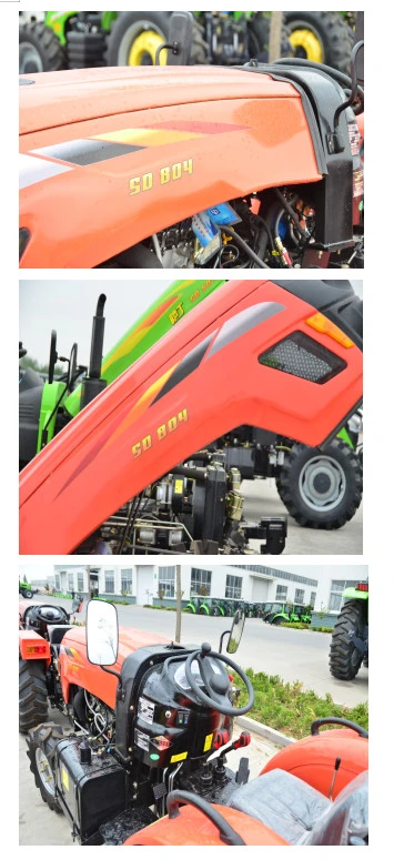 Latest Design Multifunction 80HP Agricuture/Garden/Paddy-Field Lawn Hobby Farming Tractor