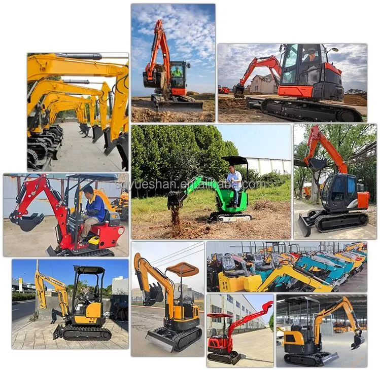 New Price 1ton Chinese Track Hoe Small Amphibious Mini Excavator for Sale