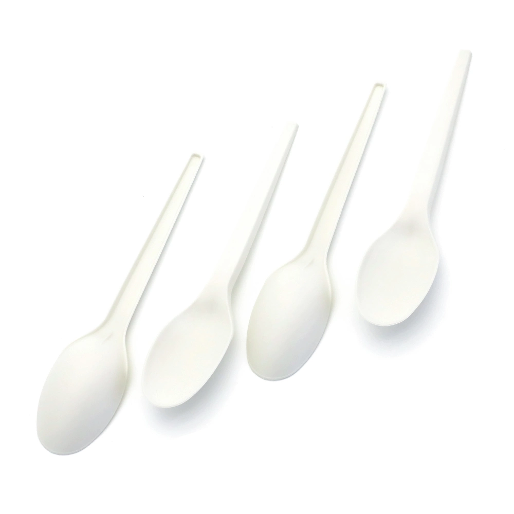 Cornstarch Bagasse Spoon Fork Knife Tray Plate Bowl Disposable Catering Wholesale Biodegradable Compostable and Disposable