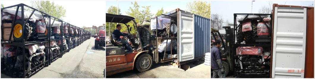 30HP 40HP 4 Wheel Drive Tractor with Front End Loader