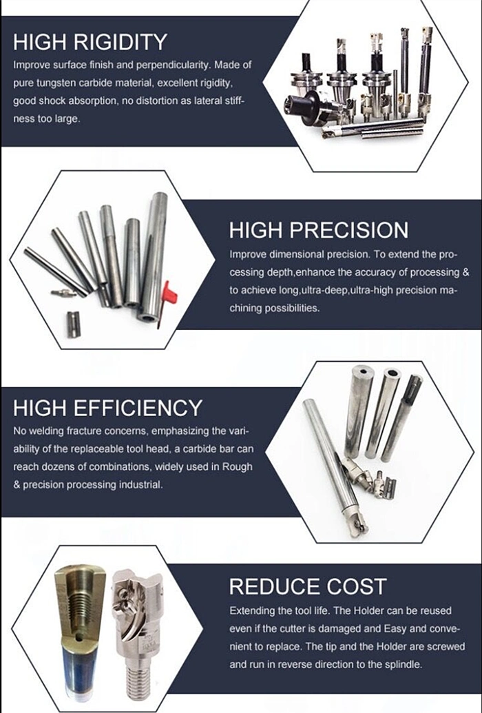 Customized Carbide Extensions Shank for CNC Milling Machine Tools