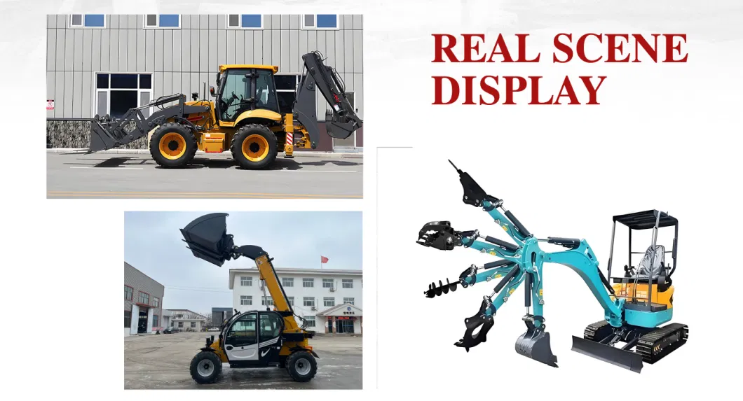 2024 Hot Sell Loader Backhoe Loader Telescopic Forklift, Cement Mixer Truck and Other Construction Machinery Dedicated Active Blade