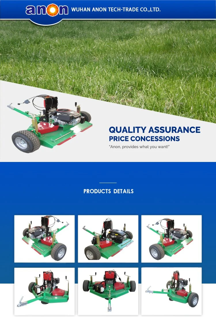 Anon ATV Flail Lawn Mower with 16HP Gasoline Engine