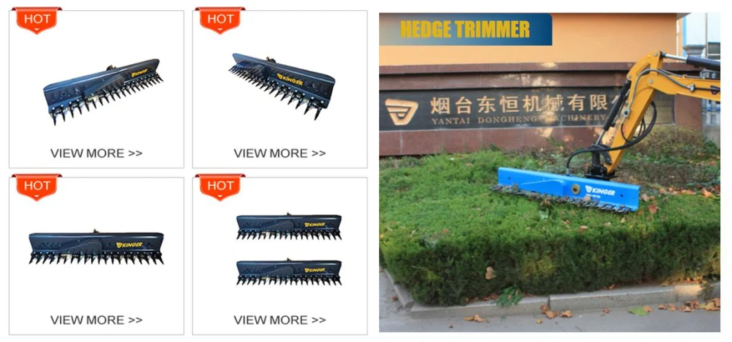 Kinger Best Excavator Wood Saw Attachment Hydraulic Circular Head High Speed Sharp Blade China Supplier Factory Outlet