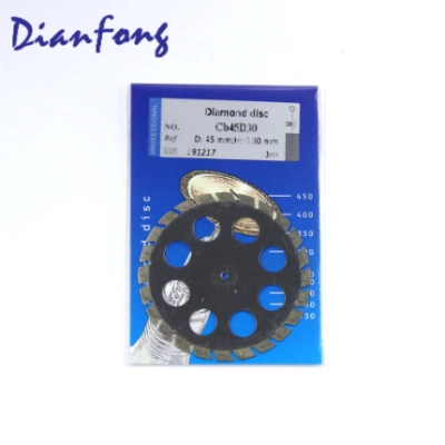 CB45D30 (ISO 806 900 333 514 450) High Quality Dental Diamond Disc Dental Disc for Plaster