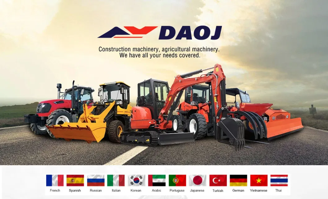 2024 Hot Sell Loader Backhoe Loader Telescopic Forklift, Cement Mixer Truck and Other Construction Machinery Dedicated Active Blade