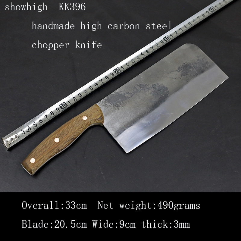 Handmade High Carbon Steel Kitchen Knife Set Chef Knife Santoku Chopper Knife Kk396