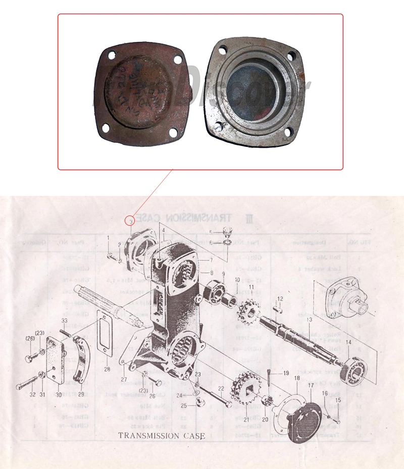 12-37313 Bearing Cover for Sifang Power Tiller Gn12