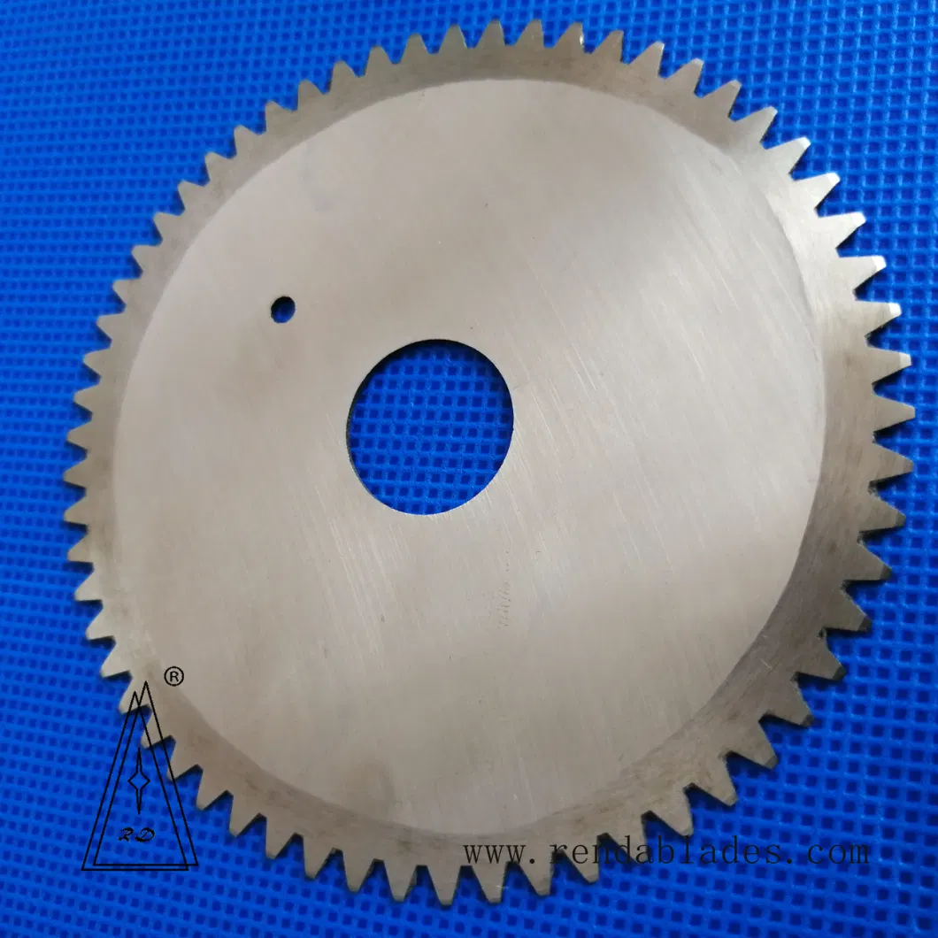 Circular Saw Cutter Disc Slitting Serrated Cutting Serrate Blade for Packing Packaging Plastic Film Paper Bag Pack Rubber Tire Tyre Teeth Tooth