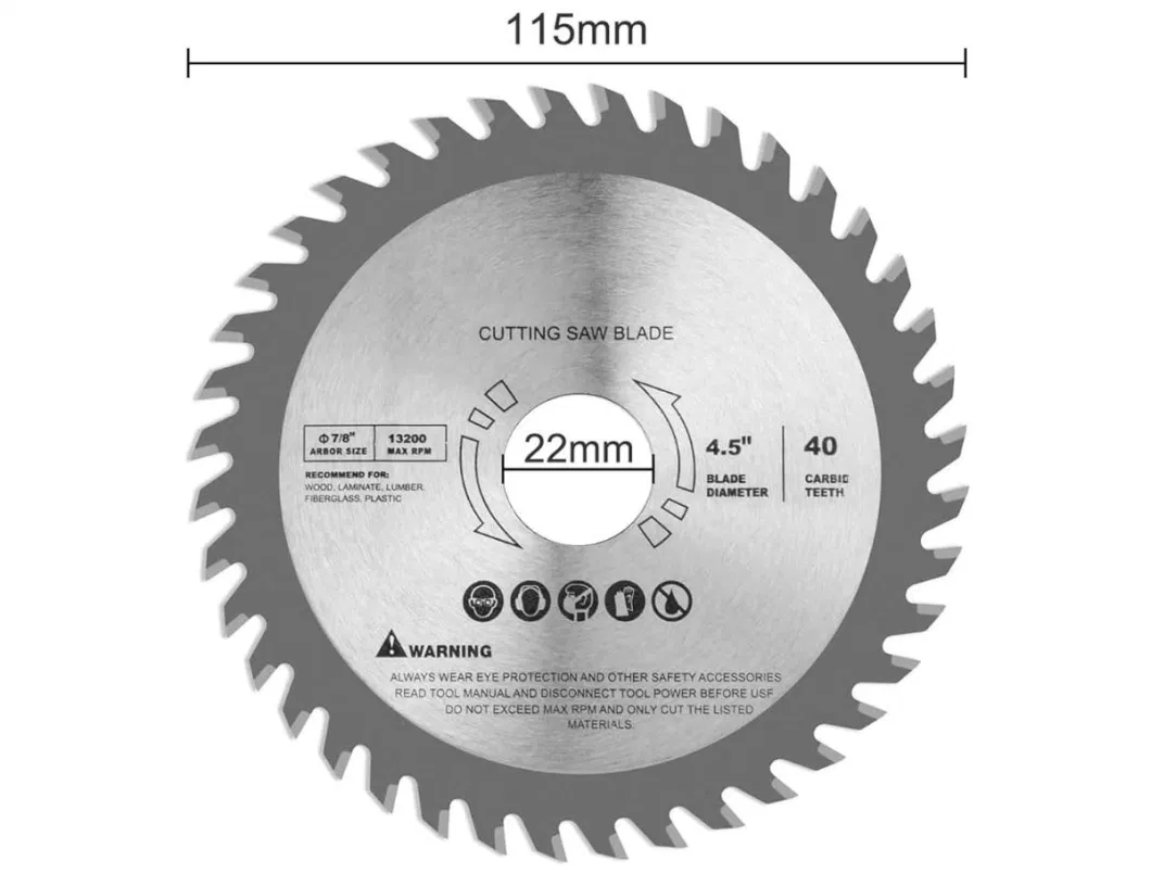 Alloy Woodworking Double Side Saw Blade Circular Cutting Disc Rotating Drilling Tool for Wood Diamond Saw Blade Fot Plastic Aluminum and Steel Woodworking