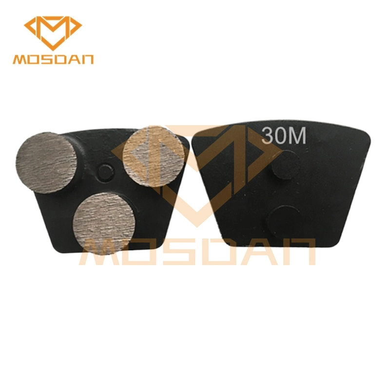 Sti Prep Master Trapezoid Triple Buttons Diamond Grinding Blades