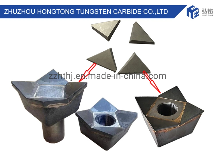 Tungsten Carbide Swing Hammer Teeth for Stone Crusher and Tiller